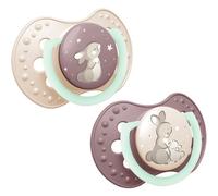 LOVI NIGHT&DAY Girl ciuccio 0-6 m 2 pz