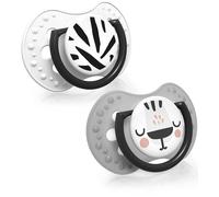 LOVI Salt&Pepper Dynamic Soother 18m+ ciuccio dinamico in silicone 2 pz