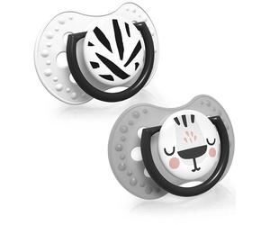 Lovi Salt&Pepper Dynamic 6-18 mesi 2 pz - Ciuccio in Silicone