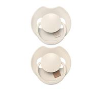 LOVI Smoczek silikonowy dynamiczny Prime 18+m 2 szt Coconut/Ivory