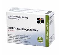 Lovibond Phenol Red Fotometro 250 cpr Reagenti Fenolo Rosso x pH Piscina Scuba
