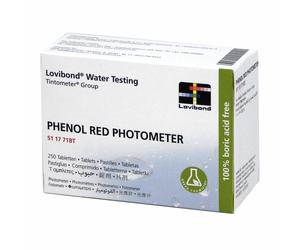 Lovibond Phenol Red Fotometro 250 cpr Reagenti Fenolo Rosso x pH Piscina Scuba