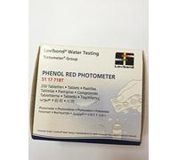 Lovibond Ricambio pastiglia reagente misurazione Red Phenol Ricarica 250 Ud. Esposimetro/tintometer. 51 17 71