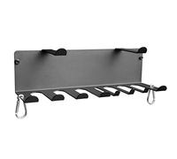 Lovind Bande di resistenza a parete per attrezzature da palestra per casa, per fasce di resistenza, corde per saltare, tappetino da yoga, rullo in schiuma, catene, 41,9 cm, nero