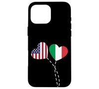 Loving Italia USA Bandiera Cuore Italiano Americani Amore Custodia per iPhone 16 Pro Max