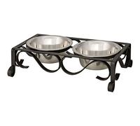 Loving Pets Black Label Collection Layton Diner per cani, 2 quarti, nero opaco