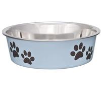 LOVING PETS Ciotola Bella per Animali Domestici, di Piccole Dimensioni, 350 ml, Blu Murano