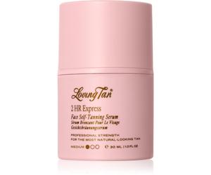 Loving Tan 2 HR Express siero autoabbronzante viso colore Medium 30 ml