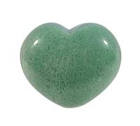 Lovionus89 Naturale Aventurina verde Cuore Amore Intagliato Palmo Tasca Chakra Energia Cristallo e Pietra di Guarigione,45mm