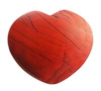 Lovionus89 Naturale Jasper rosso Cuore Amore Intagliato Palmo Tasca Chakra Energia Cristallo e Pietra di Guarigione,45mm