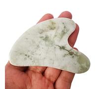 Lovionus89 Strumenti di massaggio facciale raschiatura,Cristallo giada Gua Sha Stone Board per SPA agopuntura terapia innescare punto trattamento, Nuova giada