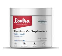 Lovira - olio di salmone, Omega 3, vitamine C ed E - Snack per cani per pelo lucido e pelle forte - per cani di ogni età e razza - Skin Coat 360 g