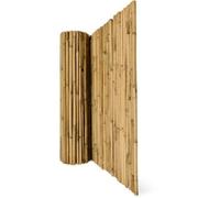 LoviStore Arella in Cannette di Bamboo, Canniccio in Bambù Naturale Listelli da 10 mm per Esterno, Recinzione, Recinto, Giardino, Terrazzo, Canne Stuoia Ombreggiante Frangivista (250x300 cm)