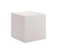 LoviStore Basi in Polistirolo Bianco, Blocchi Cubi Quadrati per Cake Design e Dummy Cake Cubetti Polistirene Fai da Te per Scultura, Modellismo, Decoupage e Composizioni Floreali (50x25x17,5 cm)