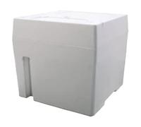 LoviStore Cubettiera Polistirolo 4 Pezzi Cubi in Polistirene Ideale per Prove Cemento 15 x 15 cm Edilizia Riempimento Cassaforma Provino Set da 4 Unità