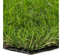 LoviStore Erba Sintetica Prato Erbetta Artificiale Spessore 35mm Rotolo Vari Formati Drenante Tappeto Manto Verde Sintetico Tagliabile Resistente per Esterno Balconi Giardino Verande (2x1 mt)