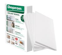 LoviStore Foglio in Polistirolo Depron, per Isolamento Termico e Acustico, 80x125 cm, Pannello Isolante in Polistirene Estruso XPS Alta Densità, Protezione Soffitto Pareti (3 mm, 10.0, pz)