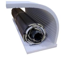 LoviStore Kit Coibentazione Cassonetti Tapparelle, Pannelli Isolanti in EPS Isolamento Termico e Acustico, Cassonetto in Polistirene per Tapparella Avvolgibile Made in Italy, 100 cm