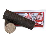 LoviStore Legna da Ardere Tronchetti di Legno di Faggio Rovere 100% Indicata per Camino, Stufa, Brace, Forno e Fuoco, 10 KG in Scatola Riscaldamento