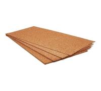 LoviStore Pannello Sughero Isolante Compresso Bacheca Lavagna Isolamento Termico Acustico e Antivibrazioni del Pavimento in Legno, Protezione Pareti 100X50 cm (2 pezzi 3 mm)