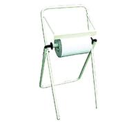 LoviStore Portabobina da Pavimento a Cavalletto per Rotolo di Carta, Supporto Multiuso per Bobine di Carta o Film, Porta Rotolo per Officine, Laboratori, Magazzini e Uffici, 48x46x85cm