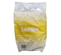 LoviStore Sabbia Quarzifera per Malta Cementizia, Costruzione Murature Intonaci, Ideale come Lettiera per Animali e per Assorbire Umidità Mescolata al Terreno Giardinaggio (20 kg)