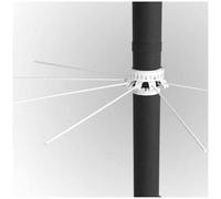 LoviStore Stendibiancheria a Raggi Raggiera Nero Bianco Marrone Stendino Stendipanni Ideale per Tubi Diametro 8-13 cm per Stufa Pellet o Legna, 6 Aste, Universale Colori Vari (Bianco)