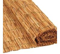 LoviStore Tapparella in Bambù, Arella Avvolgibile in Bamboo Tenda da Esterno Ombreggiante a Rullo con Carrucola, Protezione Solare, in Lamella Naturale, Legatura in Nylon, Privacy (90x180 cm)