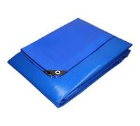 LoviStore Telo Occhiellato 4x5 mt 280 gr/mq Pesante Blu Impermeabile Esterno Telone per Coprire Multiuso Rinforzato Antistrappo Campeggio Piscina Oscurante Sole, Occhielli Anelli in Metallo Protezione
