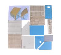 LOVIVER 1/35 Modello di Costruzione di Case in Stile Europeo di Case Europee in Legno Assemblaggio Fai-da-Te, Solo Casa