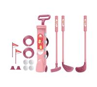 LOVIVER 1 Set di Palline da Minigolf per Bambini, Accessori in PP, Leggere, Realistiche, Facili da Trasportare, Adatte a Bambini E Bambine dai 2 Ai 5 Anni, PE, Rosa