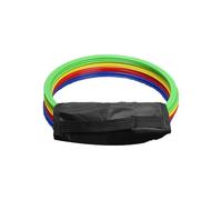 LOVIVER 12x Anelli per l'agilità Attrezzatura per l'allenamento Esercizio di Gioco di Gambe velocità Agilità Anelli per attività all'aperto Giochi, 30 Cm