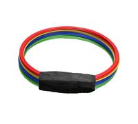 LOVIVER 12x Anelli per l'agilità Attrezzatura per l'allenamento Esercizio di Gioco di Gambe velocità Agilità Anelli per attività all'aperto Giochi, 50 Cm