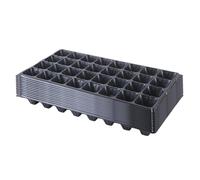 LOVIVER 12x vassoi per piantine da con griglia per Piante da Interno, vassoi per la Coltivazione di piantine per Broccoli, Fiori da Patio, Fattoria, 32 Celle