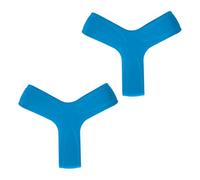 LOVIVER 2 Pezzi in Silicone Regolabile con Cinturini per Pinne per Nuoto subacqueo Sport Acquatici Surf Immersioni, Blu 7.5 Cm