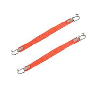 LOVIVER 2 Pezzi Lifting Straps per Carrello Golf Accessorio Impugnature Robuste Trasporto Facile Nylon Alta Resistenza Antiscivolo Adatto per Spostamento Golf, Orangina