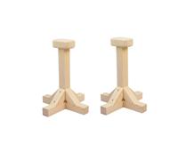 LOVIVER 2 Pezzi Sbarra Allenamento Equilibrio Parallettes Maniglie Barra Palestra Supporto Solido per Handstand E Esercizi di Stabilità Riduce Carico Sui