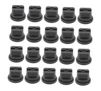 LOVIVER 20 Punte per ugelli per irroratori agricoli, Parti Leggere a Forma di ventaglio Piatto da 110 Gradi per Il Raffreddamento dello Zaino per, Nero