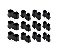 LOVIVER 24 pezzi di protezioni per tacchi alti, tappi di ricambio neri, copritacchi, punte per camminare all'aperto sull'erba, compagni di nozze