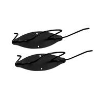 LOVIVER 2x Appendiabiti Da Pesca in Acciaio Inossidabile, Versatili E Impermeabili, Da Parete, per Riporre Scarpe O Attrezzatura Da Pesca All'ingresso.