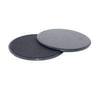 LOVIVER 2X Dischi scorrevoli Core Sliders Dischi scorrevoli per Esercizi Allenamento Completo del Corpo Attrezzatura Regalo Pilates Palestra Domestica 18 cm, Nero