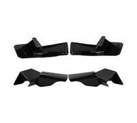 LOVIVER 4 pezzi di beccucci per grondaie per, accessori universali sinistro e destro, per far defluire direttamente l'acqua piovana lontano dal, Nero