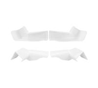 LOVIVER 4 pezzi di beccucci per grondaie per, accessori universali sinistro e destro, per far defluire direttamente l'acqua piovana lontano dal, Bianco