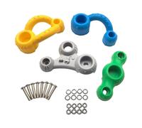 LOVIVER 4X Kit di Arrampicata su Parete per Bambini Prese per Arrampicata su Parete per Esterni e Interni, B