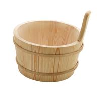 LOVIVER Accessori per sauna in legno, attrezzature portatili per bagno, saune, decorazioni per stanze, strumenti per sauna a vapore per centri, adulti, Secchio 26x22x27cm