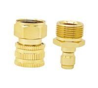 LOVIVER Adattatore per idropulitrice, Attacco rapido, interfaccia filettata, connettore rapido, Adattatore M22, Giunto per Tubo Flessibile Maschio-Femmina