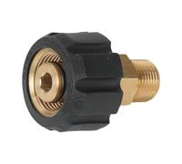 LOVIVER Adattatore per idropulitrice M22 Girevole a Raccordo metrico da 3/8'', connettore per Tubo Flessibile a sgancio rapido, per Auto, casa,