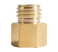 LOVIVER Adattatore rapido CO2, accessori per ricarica bombole, ricambio per gasatore, da TR21-4 a TR21-3, adattatore in ottone per bombola di CO2.