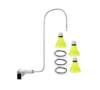 LOVIVER Aiuto per L'allenamento da Badminton, Assistente Individuale, Auto-Allenamento, Pratico, Rimbalzi con Volano, Portatile, per Fitness a Casa, Parch, Style B