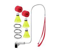 LOVIVER Aiuto per L'allenamento da Badminton, Assistente Individuale, Auto-Allenamento, Pratico, Rimbalzi con Volano, Portatile, per Fitness a Casa, Parch, Style D